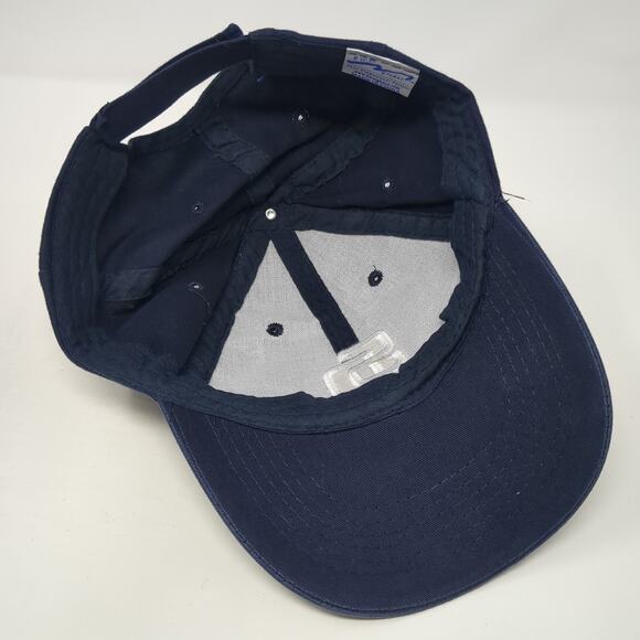 SD Strapback Baseball Cap Blue One Size Adjustable Embroidered Cotton BWM Global - Picture 7 of 10